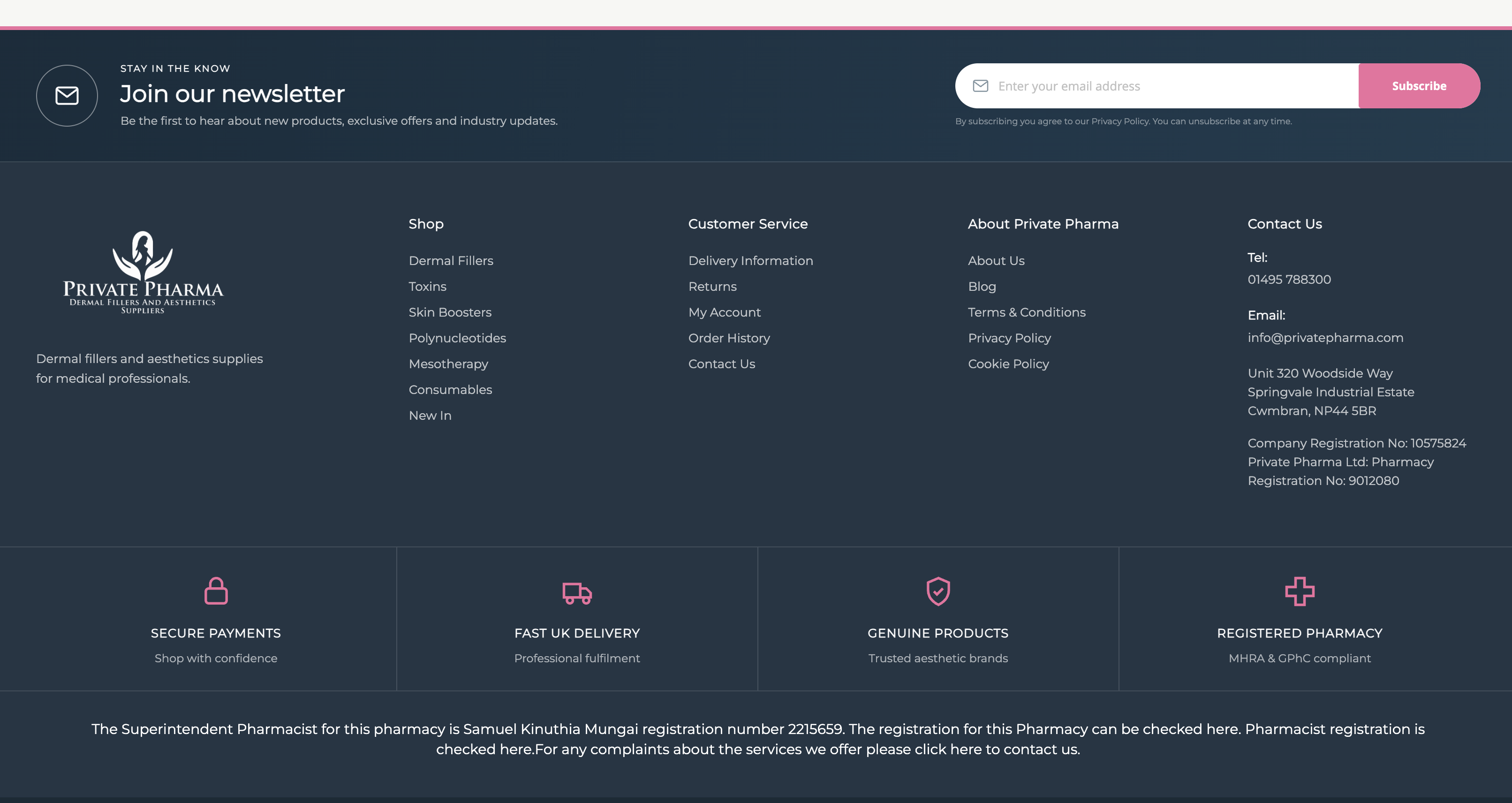 Private Pharma Our Approach content page